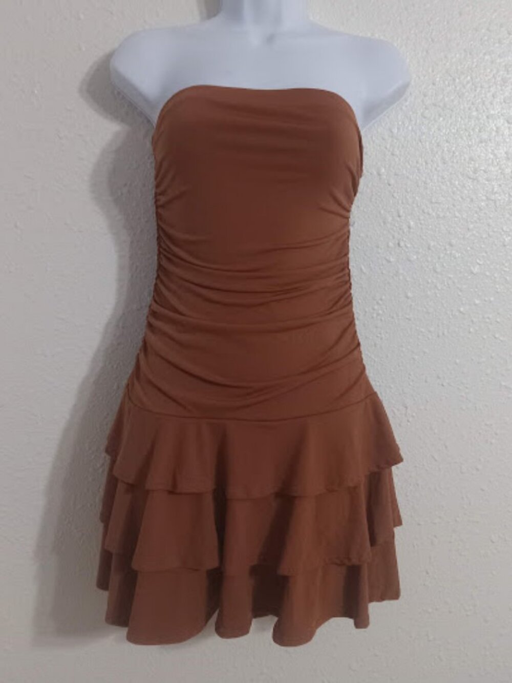 PAPERMOON - Strapless Ruffle Tier Dress